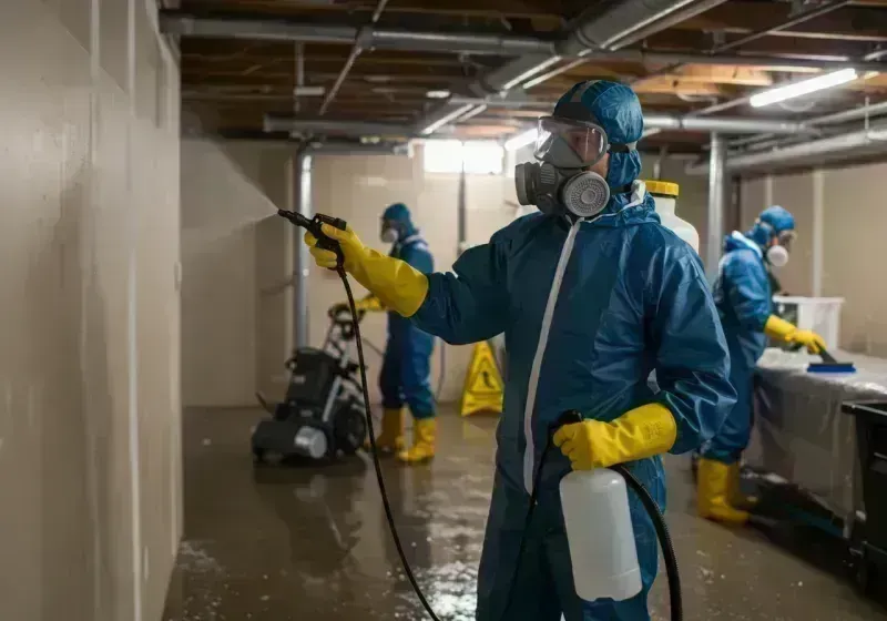 Basement Sanitization and Antimicrobial Treatment process in Orlando, FL